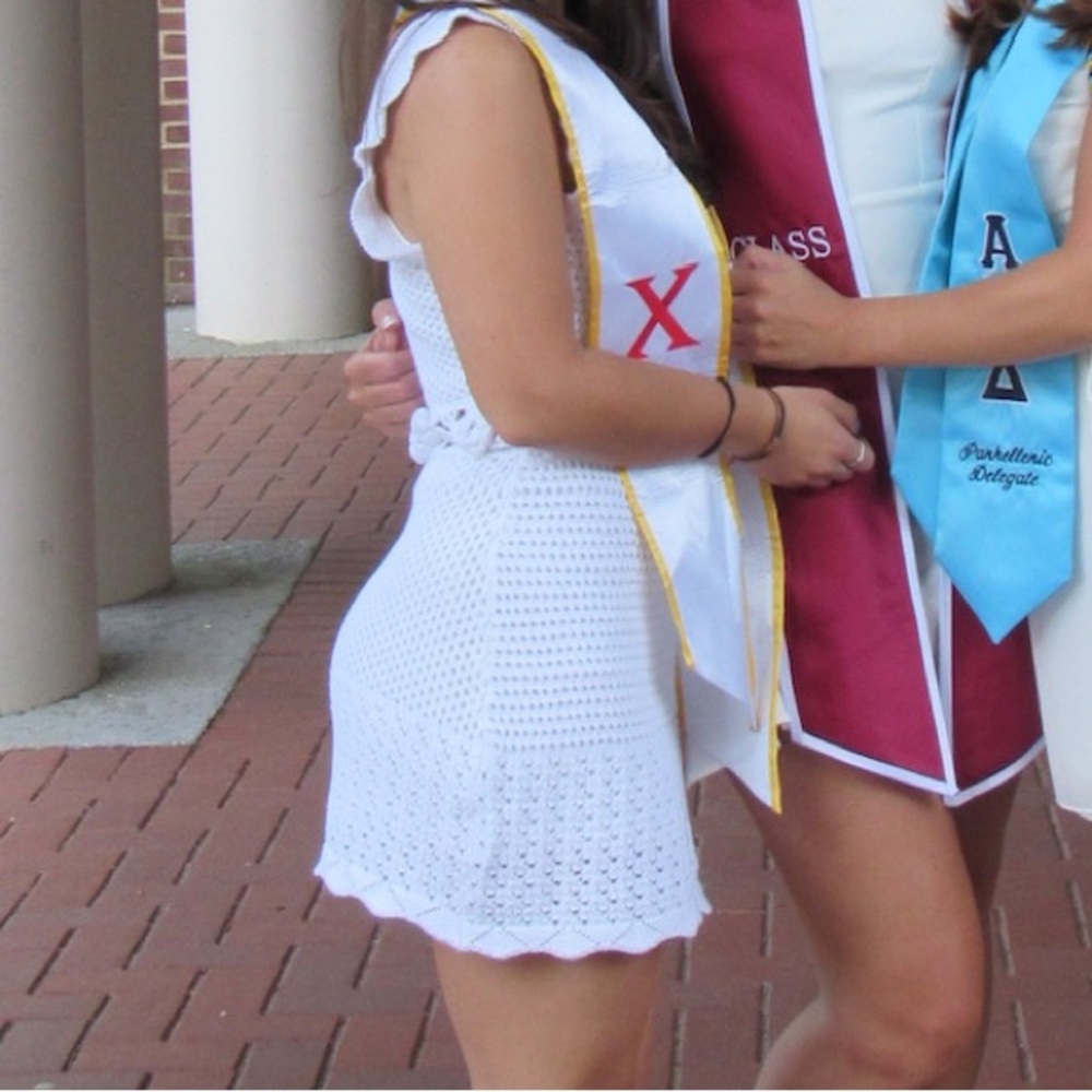 White knit dress - Picture 9 of 9